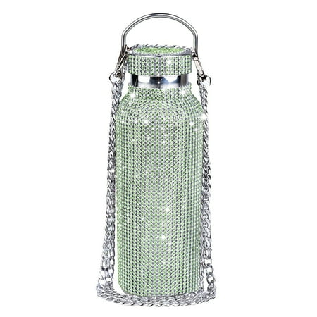 TBOLINE Stainless Steel Cold Drinks Kettles Reusable Rhinestone Thermal Drinking Bottle(500ml Green)
TBOLINE Stainless Steel Cold Drinks Kettles Reusable Rhinestone Thermal Drinking Bottle(500ml Green)