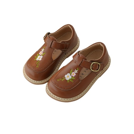 Colisha Kids Comfort Floral Flats Ballets Retro Leather Shoe Dance T-Strap Mary Jane
Colisha Kids Comfort Floral Flats Ballets Retro Leather Shoe Dance T-Strap Mary Jane