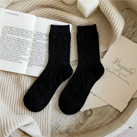 Winter Cashmere Wool Woman Socks Solid Japanese Style Harajuku Retro Long Socks Women Girls Thermal Streetwear Crew Sock
Winter Cashmere Wool Woman Socks Solid Japanese Style Harajuku Retro Long Socks Women Girls Thermal Streetwear Crew Sock