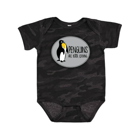Inktastic Penguins Are Better Looking Gift Baby Boy or Baby Girl Bodysuit