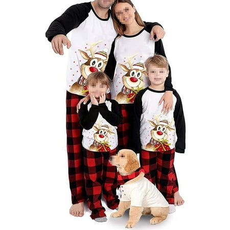 Christmas Family Pajamas Matching Sets Deer Xmas Matching Pjs for Adults Kids Baby Dog Holiday Family Sleepwear Set
Christmas Family Pajamas Matching Sets Deer Xmas Matching Pjs for Adults Kids Baby Dog Holiday Family Sleepwear Set