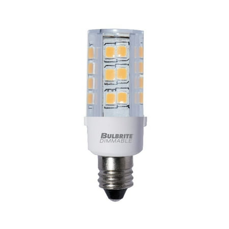 4.5W LED E12 CLEAR 3000K 120V DIMMABLE Pack of 2