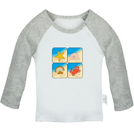 Nature Beach Pattern T shirt For Baby Newborn Babies T-shirts Infant Tops 0-24M Kids Graphic Tees Clothing (Long Gray Raglan T-shirt 12-18 Months)
Nature Beach Pattern T shirt For Baby Newborn Babies T-shirts Infant Tops 0-24M Kids Graphic Tees Clothing (Long Gray Raglan T-shirt 12-18 Months)