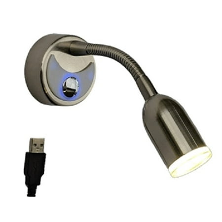 Bee Green FriLight Flex 12V LED Reading/Night Light With USB Port - Warm White