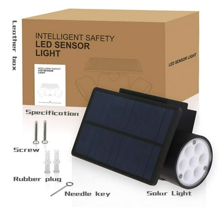30 LED Solar Security Lights with Motion Sensor Dual for Head Spotlights IP65 Wa
30 LED Solar Security Lights with Motion Sensor Dual for Head Spotlights IP65 Wa