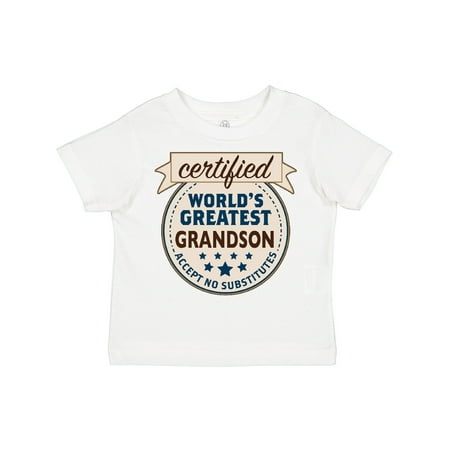 Inktastic Certified World s Greatest Grandson Accept No Substitutes Gift Toddler Boy Girl T-Shirt
Inktastic Certified World s Greatest Grandson Accept No Substitutes Gift Toddler Boy Girl T-Shirt