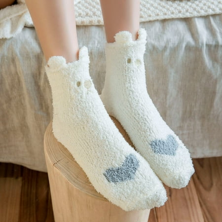 15 pairs Womens Cartoon Embroidery Cat Fuzzy Socks Cozy Winter Home Slipper Warm Thick Soft funny socks Color random
15 pairs Womens Cartoon Embroidery Cat Fuzzy Socks Cozy Winter Home Slipper Warm Thick Soft funny socks Color random