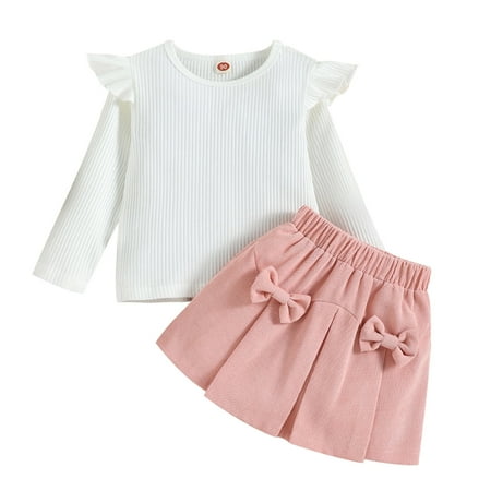 NECHOLOGY Summer Outfits for Girls Toddler Girls Ruffles Long Sleeve Ribbed T Shirt Tops Summer Outfit Girls Size 6 Childrenscostume White 12-18 Months
NECHOLOGY Summer Outfits for Girls Toddler Girls Ruffles Long Sleeve Ribbed T Shirt Tops Summer Outfit Girls Size 6 Childrenscostume White 12-18 Months