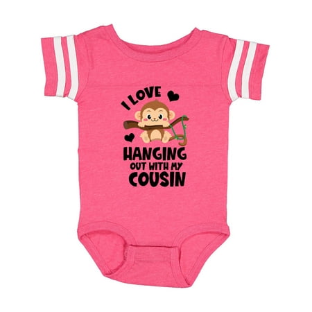 Inktastic Monkey I Love Hanging out with My Cousin Gift Baby Boy or Baby Girl Bodysuit
Inktastic Monkey I Love Hanging out with My Cousin Gift Baby Boy or Baby Girl Bodysuit