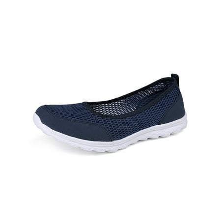 Rotosw Womens Casual Shoes Mesh Sneakers Comfort Flats Lightweight Slip On Walking Shoe Work Hollow Out Blue 8.5
Rotosw Womens Casual Shoes Mesh Sneakers Comfort Flats Lightweight Slip On Walking Shoe Work Hollow Out Blue 8.5