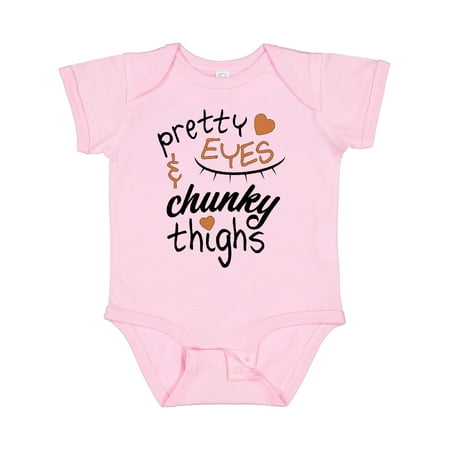 Inktastic Pretty Eyes and Chunky Thighs Brown Hearts Gift Baby Boy or Baby Girl Bodysuit
Inktastic Pretty Eyes and Chunky Thighs Brown Hearts Gift Baby Boy or Baby Girl Bodysuit