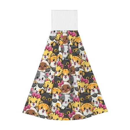 Jgfou Cute Cat Cartoon Print Coral Fleece Microfiber Hanging Hand Towel Soft Premium Dishcloths Multi-Purpose Dust and Stain Removal Cleaning Supplies
Jgfou Cute Cat Cartoon Print Coral Fleece Microfiber Hanging Hand Towel Soft Premium Dishcloths Multi-Purpose Dust and Stain Removal Cleaning Supplies
