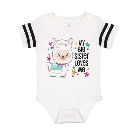 Inktastic My Big Sister Loves Me- cute and happy llama Gift Baby Boy or Baby Girl Bodysuit
Inktastic My Big Sister Loves Me- cute and happy llama Gift Baby Boy or Baby Girl Bodysuit