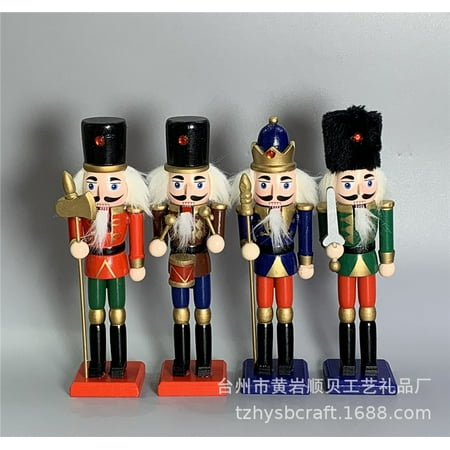 4pcs Wooden Nutcracker Decoration Christmas Nutcracker Soldier Xmas Decor Wooden Craft
4pcs Wooden Nutcracker Decoration Christmas Nutcracker Soldier Xmas Decor Wooden Craft