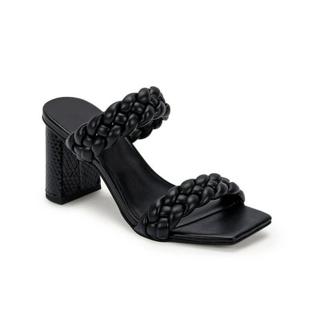 Dellytop Womens Backless Square Open Toe Block Strappy Slip On Slide Shoes Braided Heeled Sandals
Dellytop Womens Backless Square Open Toe Block Strappy Slip On Slide Shoes Braided Heeled Sandals