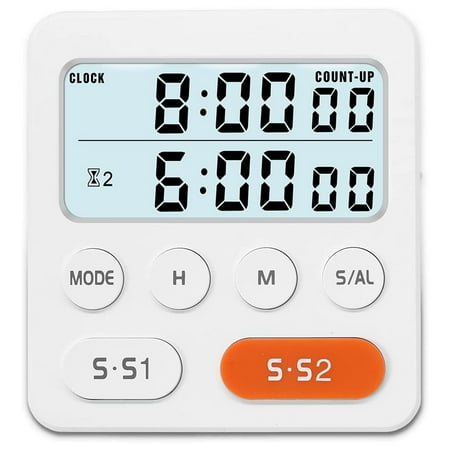 3 in 1 Digital Kitchen Timer Cooking Timer with Display Big Digits Alarm Volume Adjustable Multifunctional Timer
3 in 1 Digital Kitchen Timer Cooking Timer with Display Big Digits Alarm Volume Adjustable Multifunctional Timer