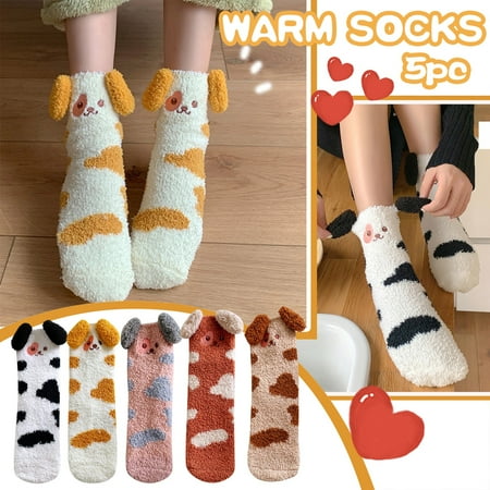 Qunalilene Accessories 5 Pairs Of Women Casual Socks Animal Print Cotton Pattern Lady Socks Comfortable Soft Warm Winter Socks
Qunalilene Accessories 5 Pairs Of Women Casual Socks Animal Print Cotton Pattern Lady Socks Comfortable Soft Warm Winter Socks