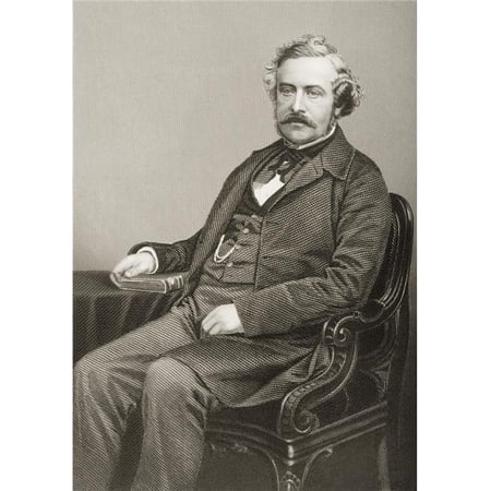 Posterazzi DPI1860488LARGE Martin Farquhar Tupper 1810-1889. English Poet Writer & Barrister. Engraved by Poster Print, 24 x 34