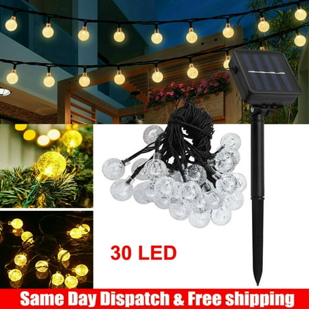 Waterproof Solar Powered 30 LED String Light Garden Path Yard Decor Lamp Outdoor
Waterproof Solar Powered 30 LED String Light Garden Path Yard Decor Lamp Outdoor