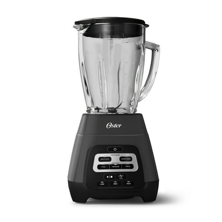 Oster Texture Select Master Series Blender with Blend-N-Go? Cup and Glass Jar, Grey