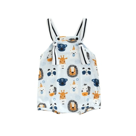 Sunisery Unisex Baby Girls Boys Romper Sleeveless Cartoon One Piece Jumpsuit Casual Summer Outfits 0-24M
Sunisery Unisex Baby Girls Boys Romper Sleeveless Cartoon One Piece Jumpsuit Casual Summer Outfits 0-24M
