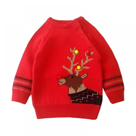 Baby Girl Boy Christmas Clothes Knit Sweater Deer Pullover Sweatshirt Warm Crewneck Long Sleeve Tops Winter Outfit 
Baby Girl Boy Christmas Clothes Knit Sweater Deer Pullover Sweatshirt Warm Crewneck Long Sleeve Tops Winter Outfit