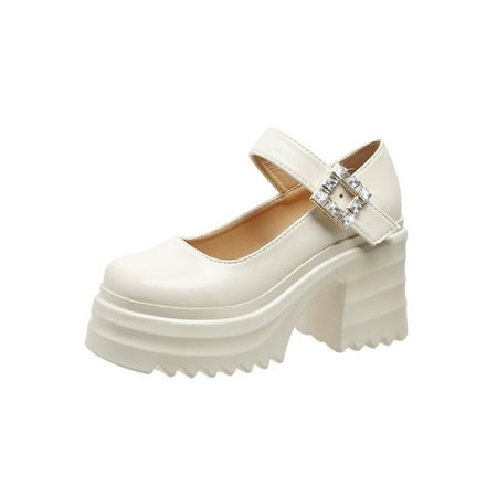 Harsuny Women Mary Jane Sandals Platform Casual Shoe Comfort Flats Dress Nonslip Waterproof Walking Shoes Magic Tape Loafers Beige 7.5
Harsuny Women Mary Jane Sandals Platform Casual Shoe Comfort Flats Dress Nonslip Waterproof Walking Shoes Magic Tape Loafers Beige 7.5
