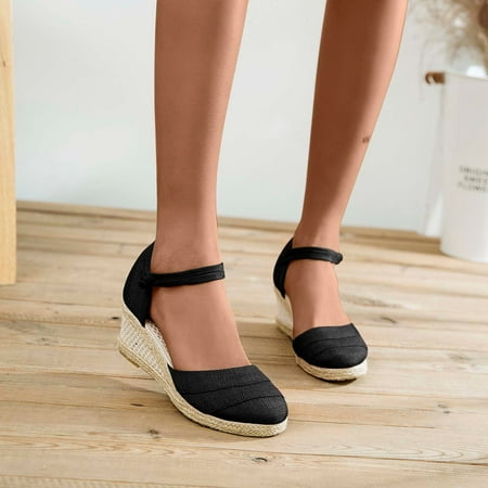 Gnobogi Wedge Sandals for Women Dresses For Women 2023 Summer Ladies Shoes Platform Wedge Heel Closed Toe Sandals Casual Women s Sandals Black
Gnobogi Wedge Sandals for Women Dresses For Women 2023 Summer Ladies Shoes Platform Wedge Heel Closed Toe Sandals Casual Women s Sandals Black
