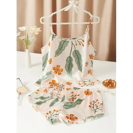 Floral Satin Pajamas Crop Cami Top & Boy Shorts Pajama Set Women s Lingerie & Sleepwear
Floral Satin Pajamas Crop Cami Top & Boy Shorts Pajama Set Women s Lingerie & Sleepwear