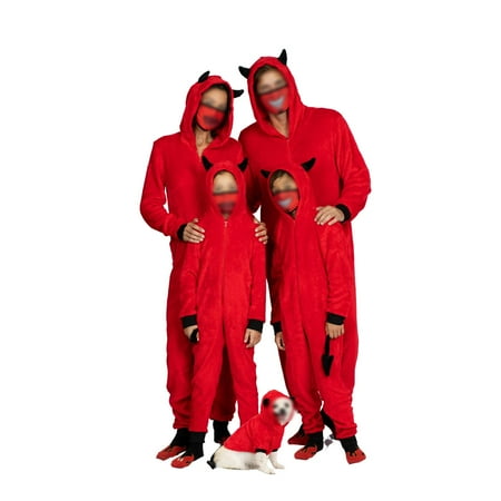 JBEELATE Family Holiday Matching One-Pieces Pajamas Devil Hooded Onesies Sleepwear Adult Kids
JBEELATE Family Holiday Matching One-Pieces Pajamas Devil Hooded Onesies Sleepwear Adult Kids