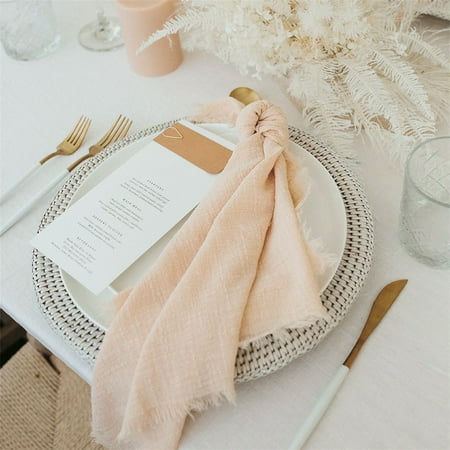 KAOU Cotton Placemat Decorative Washable Soft Reusable Dining Room Rustic Gauze Hanky Tea Towel for Gift
KAOU Cotton Placemat Decorative Washable Soft Reusable Dining Room Rustic Gauze Hanky Tea Towel for Gift