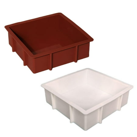 MEGAWHEELS Silicone Square Cake Pan|1300 ml Nonstick Silicone Cake Molds for Baking|Baking Pan Silicone Baking Molds for Homemade Muffins Cupcakes Quiches and Frittatas
MEGAWHEELS Silicone Square Cake Pan|1300 ml Nonstick Silicone Cake Molds for Baking|Baking Pan Silicone Baking Molds for Homemade Muffins Cupcakes Quiches and Frittatas