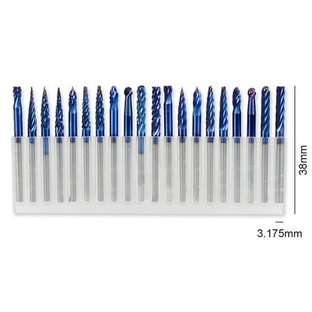 20 Pcs Carbide Burr Set Rotary Files Burrs Blue Coating Double Cut and Single Mixed Rotary Files Carbide Router Rasps
20 Pcs Carbide Burr Set Rotary Files Burrs Blue Coating Double Cut and Single Mixed Rotary Files Carbide Router Rasps