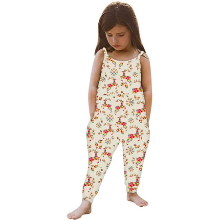 QISIWOLE Toddler Baby Girl Jumpsuits Strap Romper Christmas Wapiti Pants With Pockets clearance under $10
QISIWOLE Toddler Baby Girl Jumpsuits Strap Romper Christmas Wapiti Pants With Pockets clearance under $10