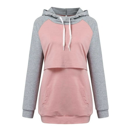 Bescita Women Pregnant Tops Nursing Maternity Long Sleeves Hooded Clothes Casual Blouse
Bescita Women Pregnant Tops Nursing Maternity Long Sleeves Hooded Clothes Casual Blouse