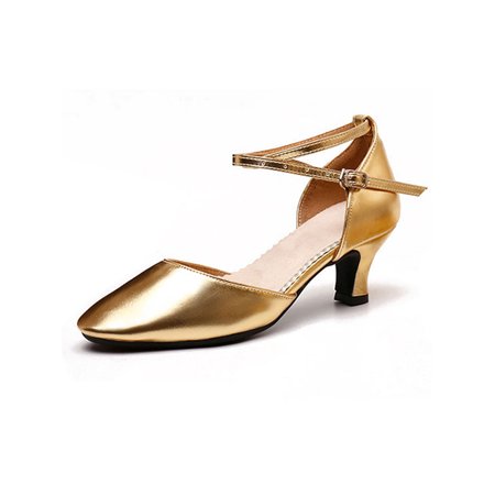Rotosw Ladies Latin Shoe Ballroom Sandals Tango Dancing Shoes Non-Slip Social Dress Pumps Dance Cross Ankle Strap Gold 5.5CM 5.5
Rotosw Ladies Latin Shoe Ballroom Sandals Tango Dancing Shoes Non-Slip Social Dress Pumps Dance Cross Ankle Strap Gold 5.5CM 5.5