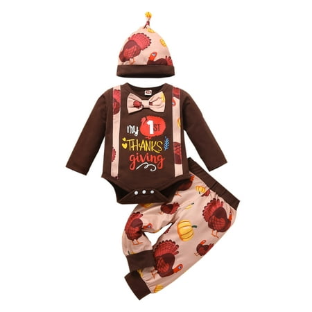 Qufokar Baby Girl Outfits New Stuff Boys Girls Thanksgiving Day Long Sleeve Cartoon Prints Romper Bodysuits Pants Hat Outfits
Qufokar Baby Girl Outfits New Stuff Boys Girls Thanksgiving Day Long Sleeve Cartoon Prints Romper Bodysuits Pants Hat Outfits