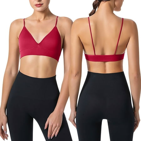 Pedort Sports Bras For Women Padded Women s One Fab Fit T-shirt Bra Lightly-lined Underwire Bra Racerback Bras for Women Red L
Pedort Sports Bras For Women Padded Women s One Fab Fit T-shirt Bra Lightly-lined Underwire Bra Racerback Bras for Women Red L