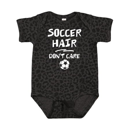 Inktastic Soccer Hair Gift Baby Girl Bodysuit