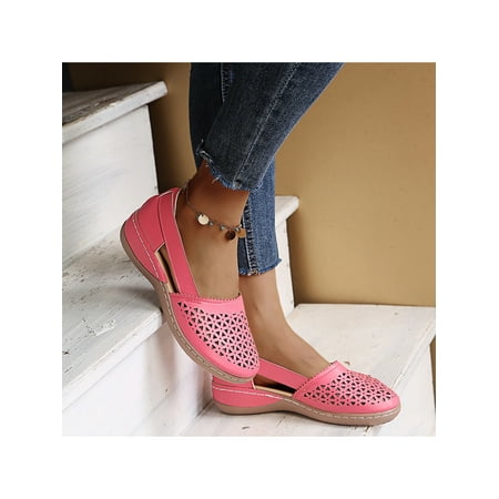 Gomelly Hollow Closed Toe Sandals for Women Summer Casual Non-Slip Beach Platform Shoes Sandals
Gomelly Hollow Closed Toe Sandals for Women Summer Casual Non-Slip Beach Platform Shoes Sandals