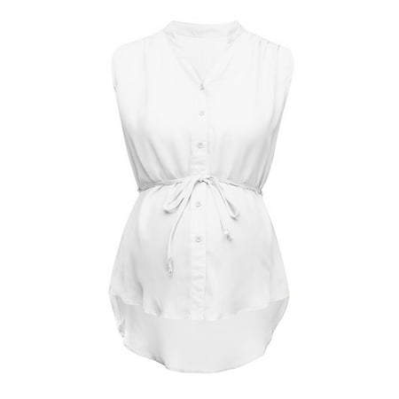 Maternity Tops Women Pregnant Maternity Nursing Solid Breastfeeding Summer Striped Blouse Cloth White L
Maternity Tops Women Pregnant Maternity Nursing Solid Breastfeeding Summer Striped Blouse Cloth White L