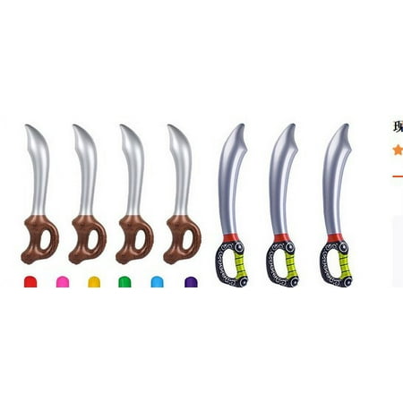 NUOLUX 6 Pcs Pirate Props Inflated Sword Pirate Theme Party Favors Cosplay Costume Accessories
NUOLUX 6 Pcs Pirate Props Inflated Sword Pirate Theme Party Favors Cosplay Costume Accessories