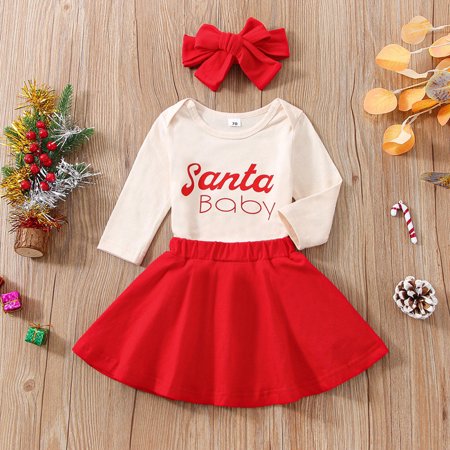 Yuanyu Baby Girls Long Sleeve Cotton Romper Mini Skirts Headband 3PCS Christmas Outfits
Yuanyu Baby Girls Long Sleeve Cotton Romper Mini Skirts Headband 3PCS Christmas Outfits