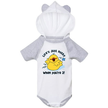 Inktastic Life s Ducky 2nd Birthday Gift Baby Boy or Baby Girl Bodysuit