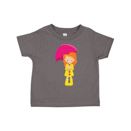 Inktastic Girl in Raincoat Girl with Umbrella Orange Hair Gift Toddler Toddler Girl T-Shirt
Inktastic Girl in Raincoat Girl with Umbrella Orange Hair Gift Toddler Toddler Girl T-Shirt
