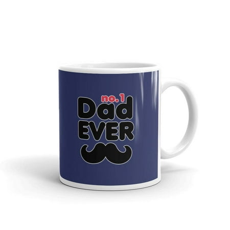 

No.1 Dad Ever Best Dad Ever in the World Father s Day Gifts Coffee Tea Ceramic Mug Office Work Cup Gift 11 oz