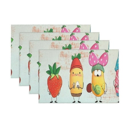 Creowell Gnome Time Summer Placemats Set of 4 Cute Tropical Cool Place Mats Washable for Kitchen Dining Table Heat Resistant Decorative Colth Table Mats 11.8*17.7in
Creowell Gnome Time Summer Placemats Set of 4 Cute Tropical Cool Place Mats Washable for Kitchen Dining Table Heat Resistant Decorative Colth Table Mats 11.8*17.7in