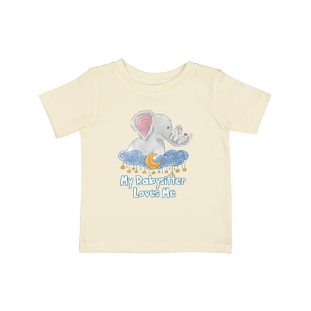 Inktastic My Babysitter Loves Me Cute Elephants Clouds Moon and Stars Gift Baby Boy or Baby Girl T-Shirt
Inktastic My Babysitter Loves Me Cute Elephants Clouds Moon and Stars Gift Baby Boy or Baby Girl T-Shirt