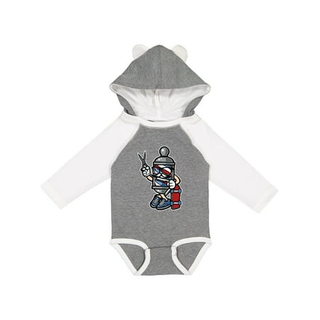 Inktastic Barber Skater Gift Baby Boy or Baby Girl Long Sleeve Bodysuit