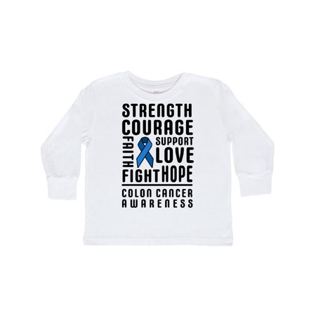 Inktastic Strength Courage Support Colon Cancer Awareness Gift Toddler Boy or Toddler Girl Long Sleeve T-Shirt
Inktastic Strength Courage Support Colon Cancer Awareness Gift Toddler Boy or Toddler Girl Long Sleeve T-Shirt